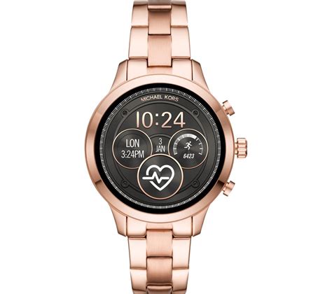 michael kors smartwatch runway rose gold|mk smart watch original price.